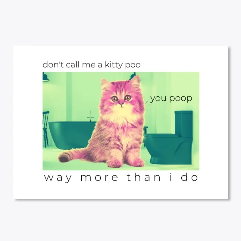 Don't Call me a Kitty Poo