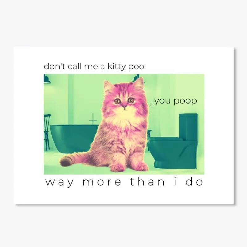 Don't Call me a Kitty Poo