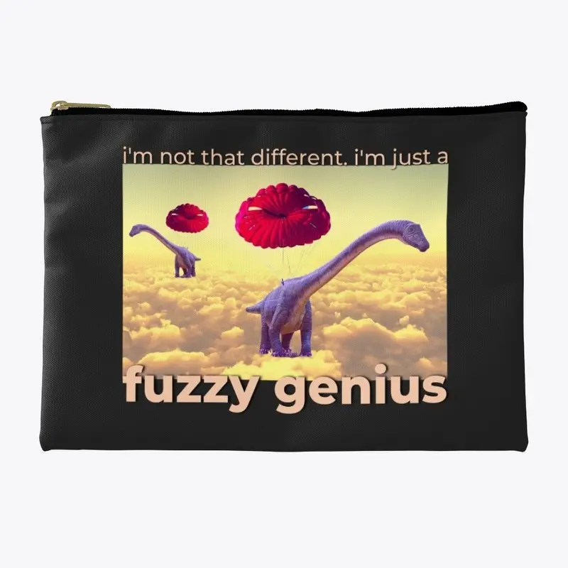 Fuzzy Genius - Parachuting Dinos